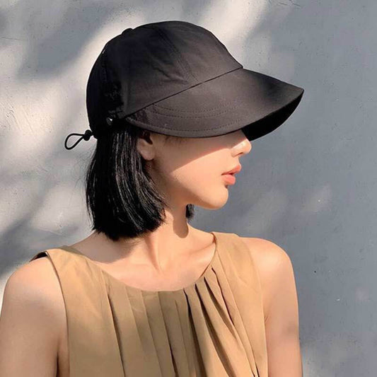 Hat Integrated Female Artificial Bucket Fashion Wig Short Straight Hair
