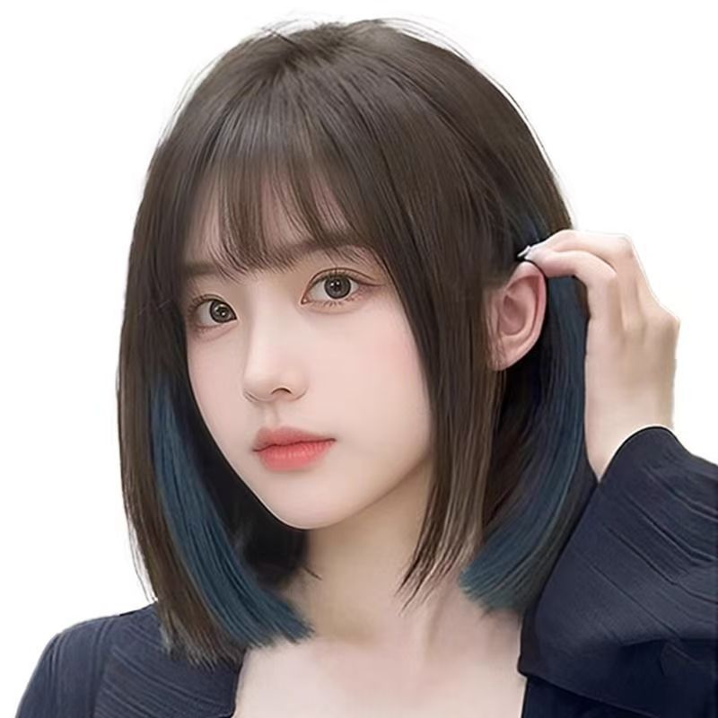 Natural Fashion Artificial First Love Age Wig Short Straight Hair