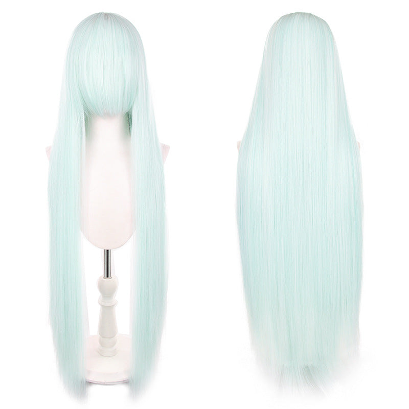 Mao Style Universal Scalp Head Long Bangs Cos Wig