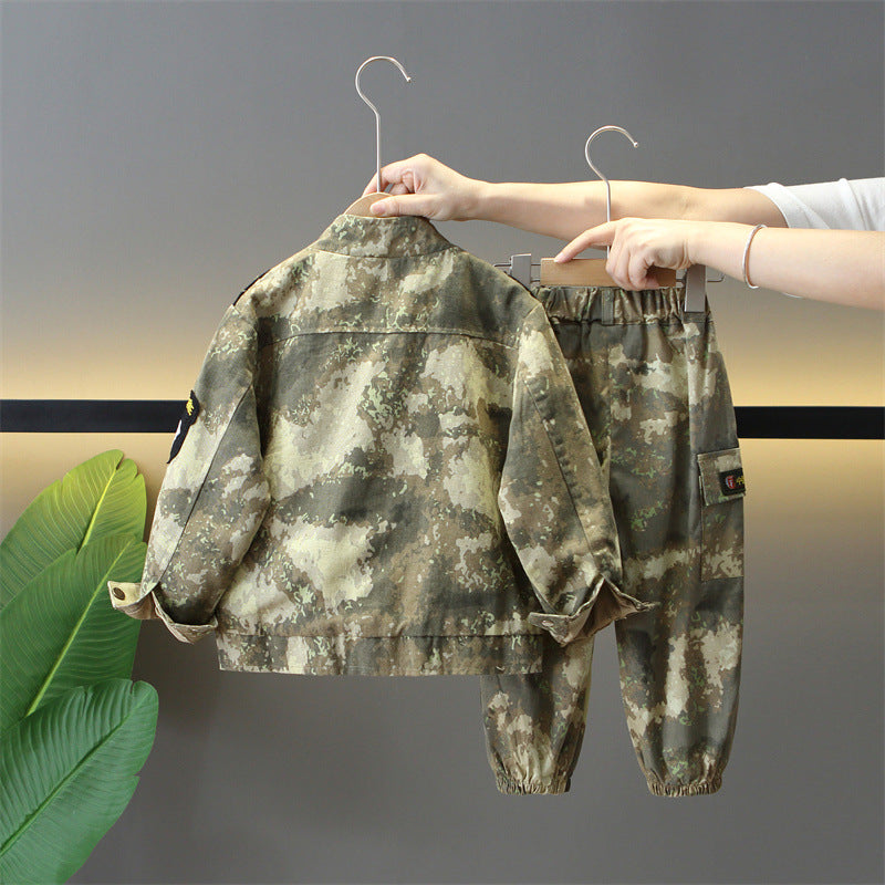 Children's Military Training Summer Camp Camouflage Battle Primary Children's Suit
