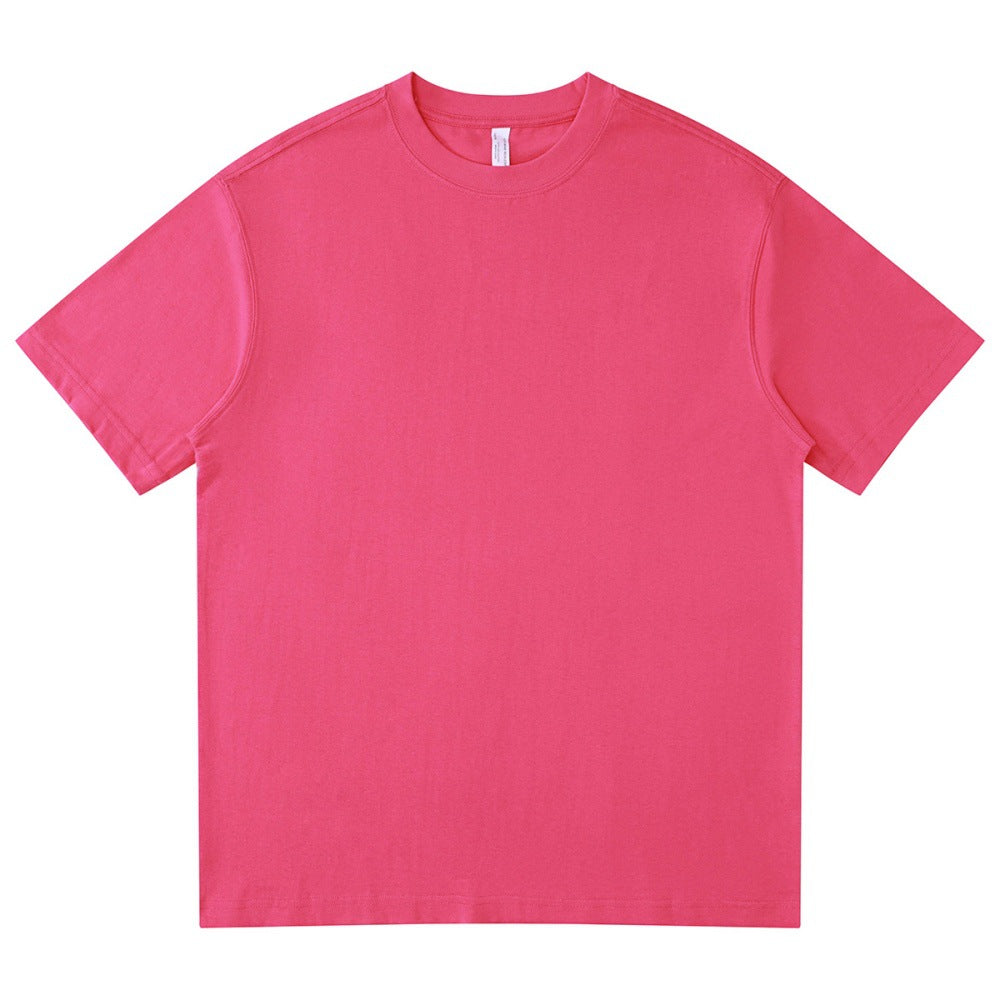 Children's Green Couple Cotton Wide American Short Sleeved Business Attire Children's T-shirt
