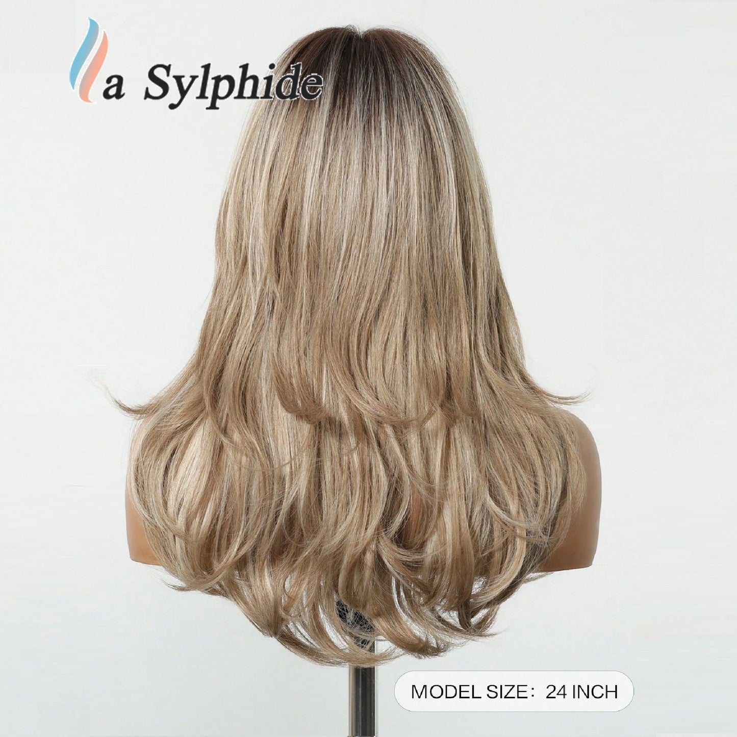 Resistant Golden Overseas Warehouse Curly Hair Bangs Wig Long Curls