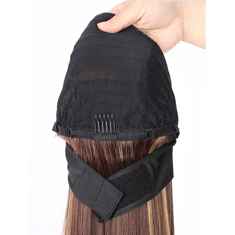 Women's Scarf Black Hair Band Long Straight Other Wig