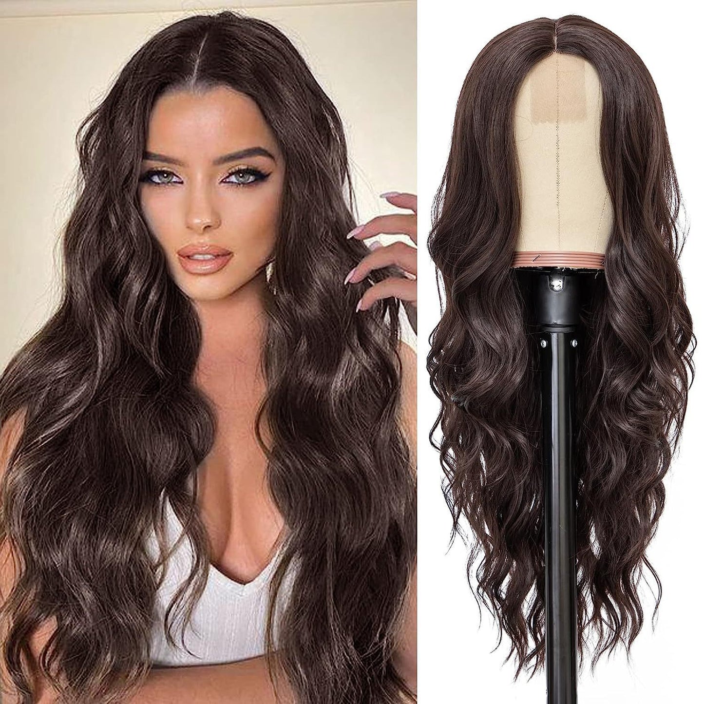Front Lace Curly Hair Big Wave Wig Long Curls