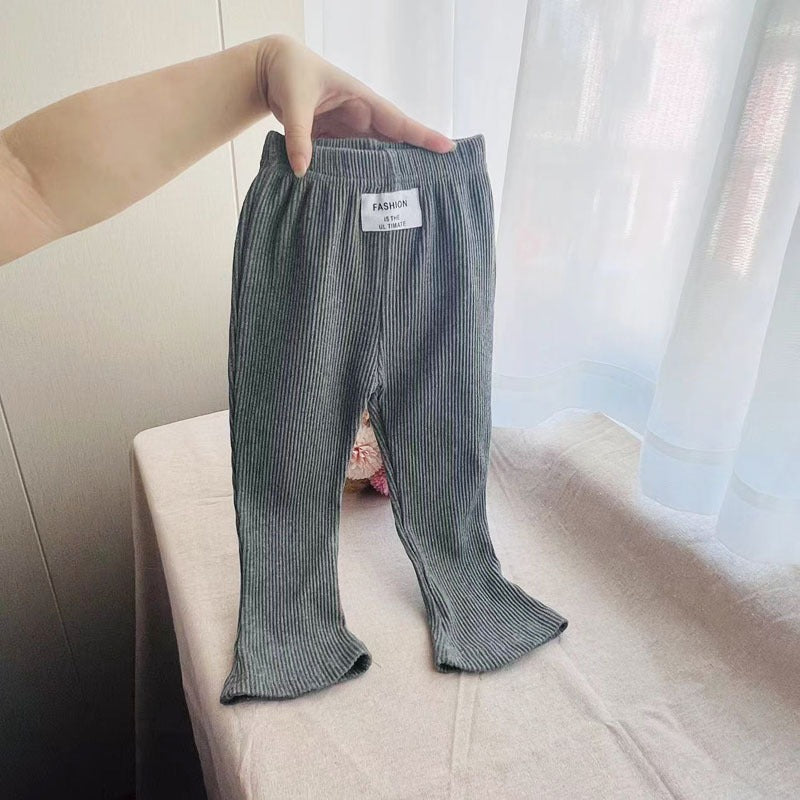 Leggings High Waist Belly Protection Trousers Cotton Children's Pants