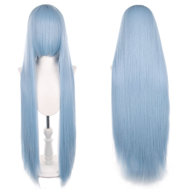 Mao Style Universal Scalp Head Long Bangs Cos Wig