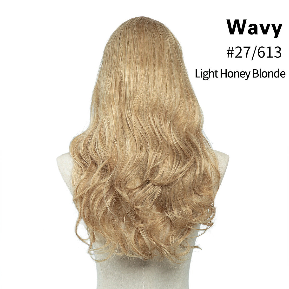 Female Long Curly Hair Big Wave Fluffy Natural U-shaped Wig