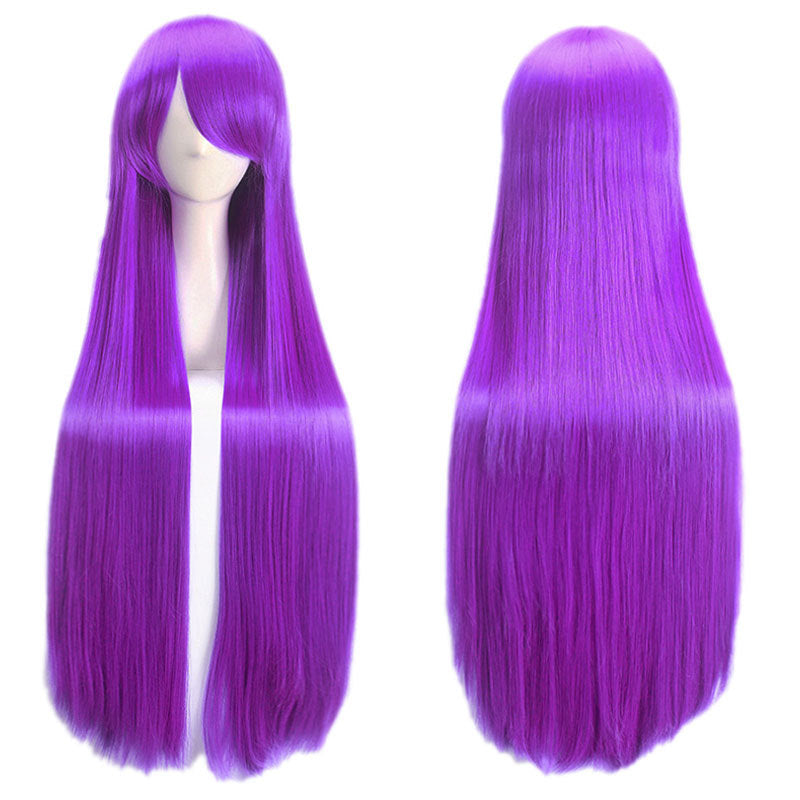 Classic Universal Color Hair Anime Fiber Long Straight Wig