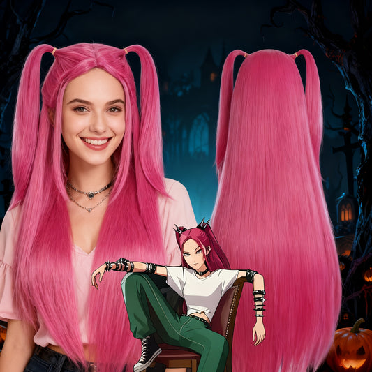 Witch Hunting Group Mira Red Imitation Cos Wig