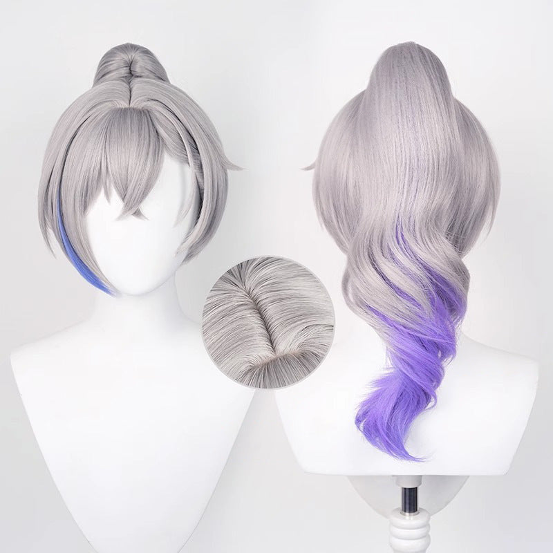 Collapsed Star Dome Railway Simulation Scalp Highlight Cos Wig