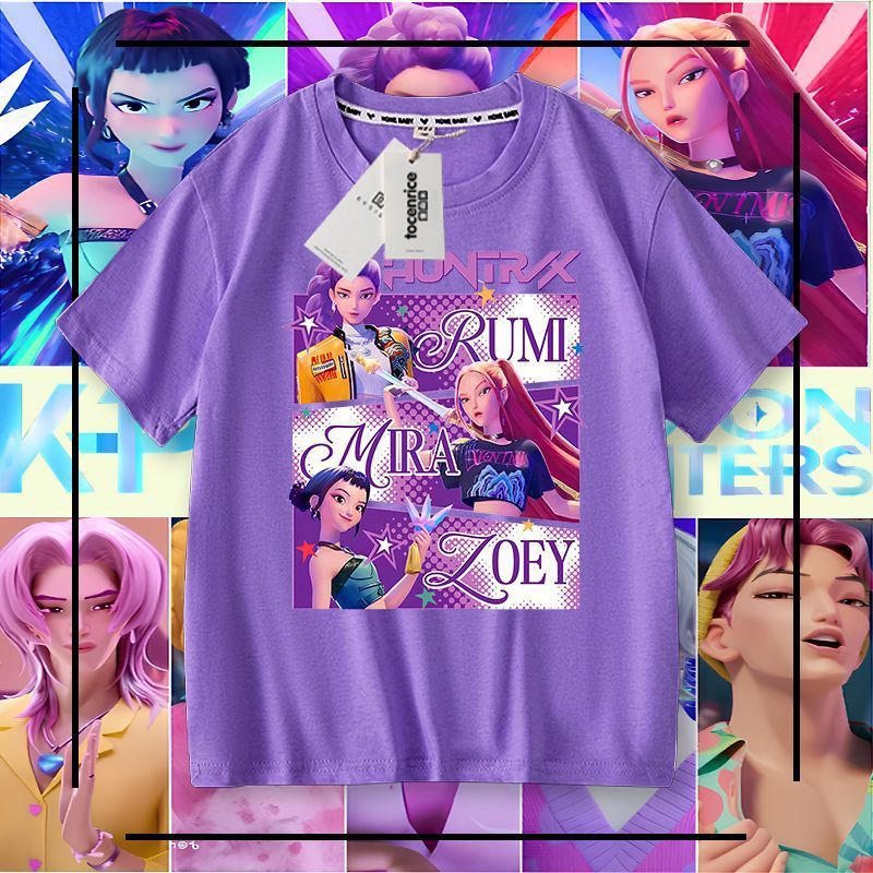 Children's For Western Style Top Older Loose Blouse Summer Children's T-shirt