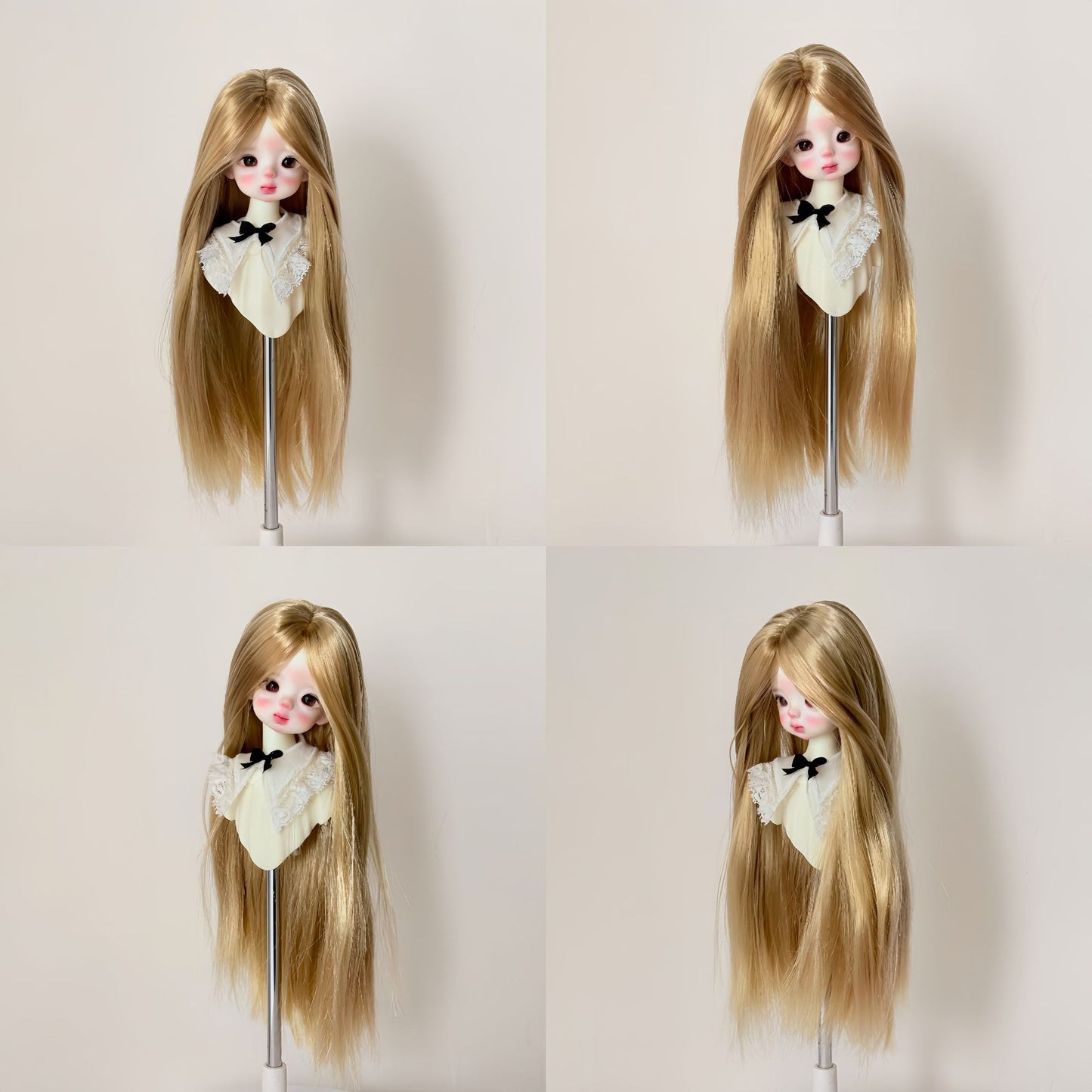 Silk Hair Embryo Long Straight Bangs Cos Wig