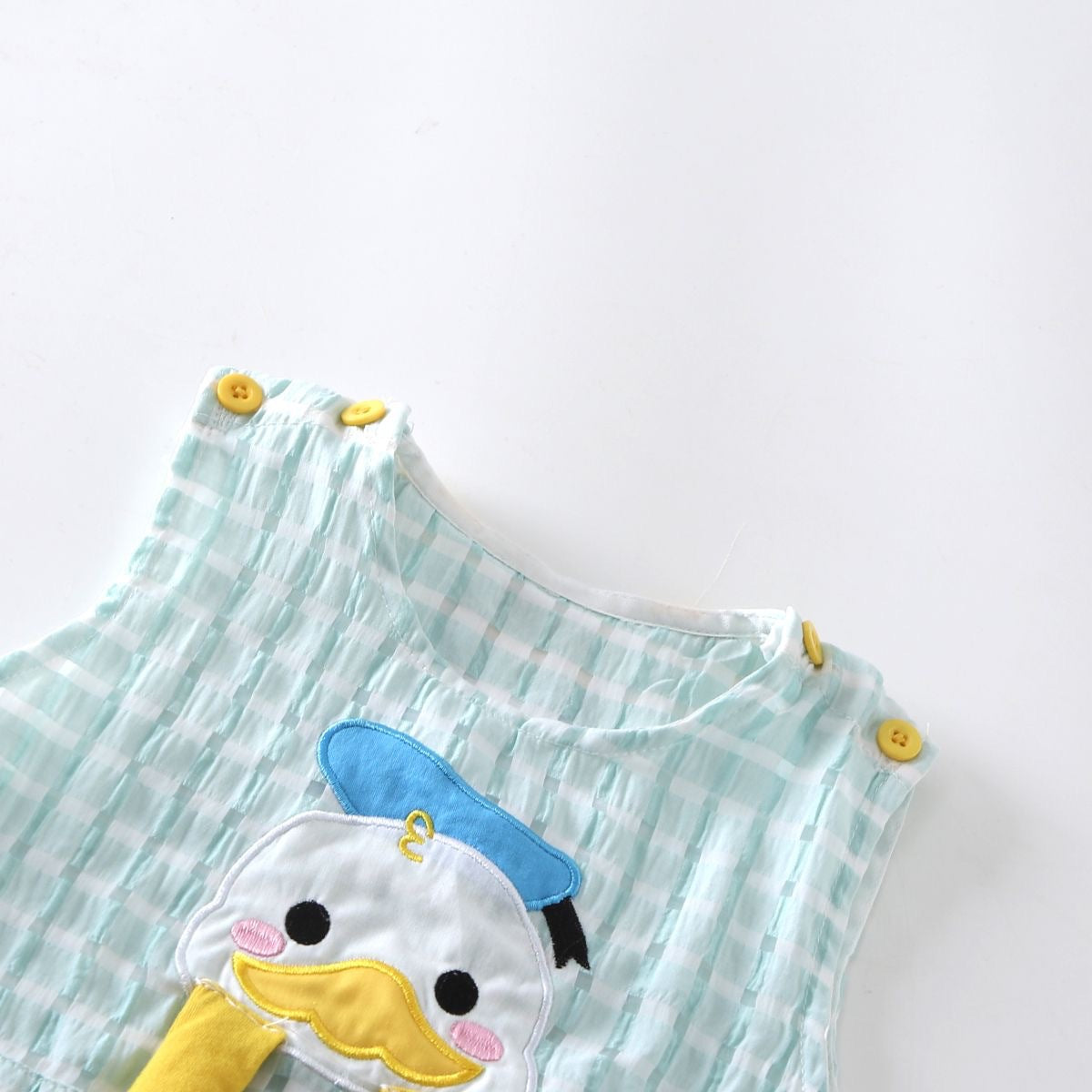 Children's Summer Cute Thin Jumpsuit Casual Sleeveless Cartoon Jumpsuit, Climbing Suit