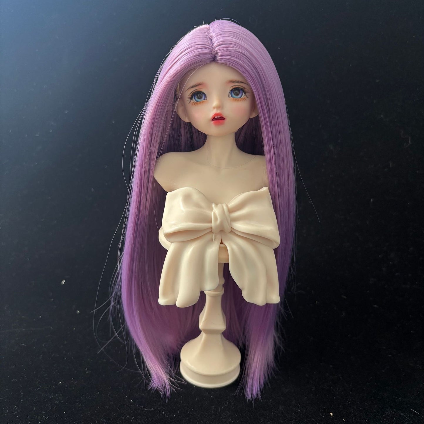 Silk Medium Long Straight Hair Dress Up Cos Wig