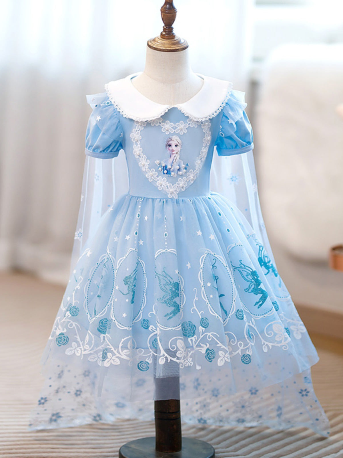 Children's Frozen Princess Elsa Skirt Summer Children's Dress