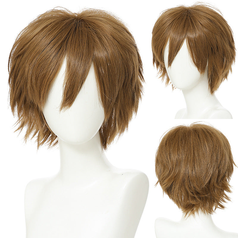 Short Hair Closing Face Top Optional Mao Style Cos Wig