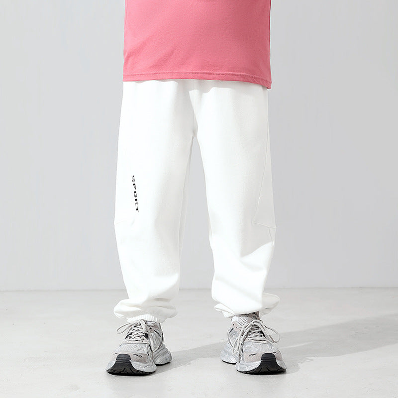 Men's & Children's Crawler Korean Style Sports Trousers Middle Children's Pants