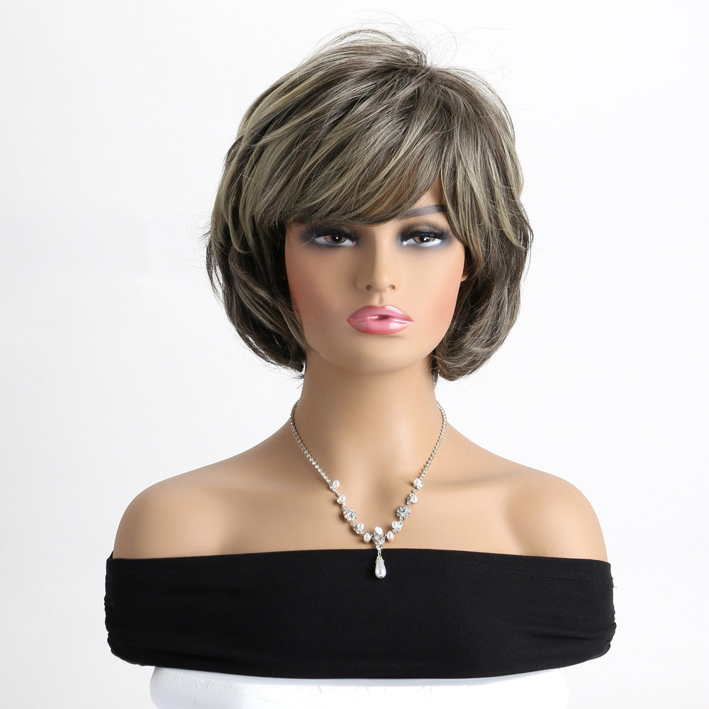 Versatile Women's Fashion Style Fluffy Natural Wig Short Curly Hair
