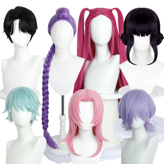 Cardamom Witch Hunting Group Mira Simulation Scalp Top Cos Wig