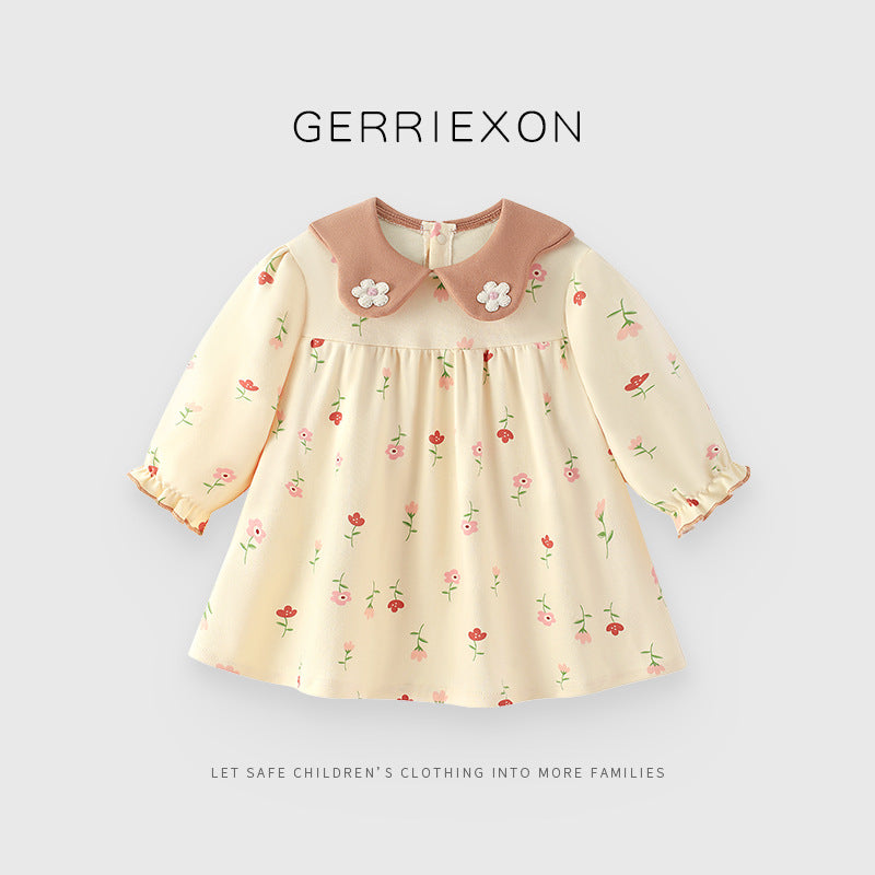 Purified Cotton Clothes For Babies Princess Children's Dress