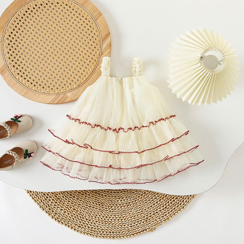 Children's Clothing Summer Sundress Sweet Cute Cool Sling Children's Dress
