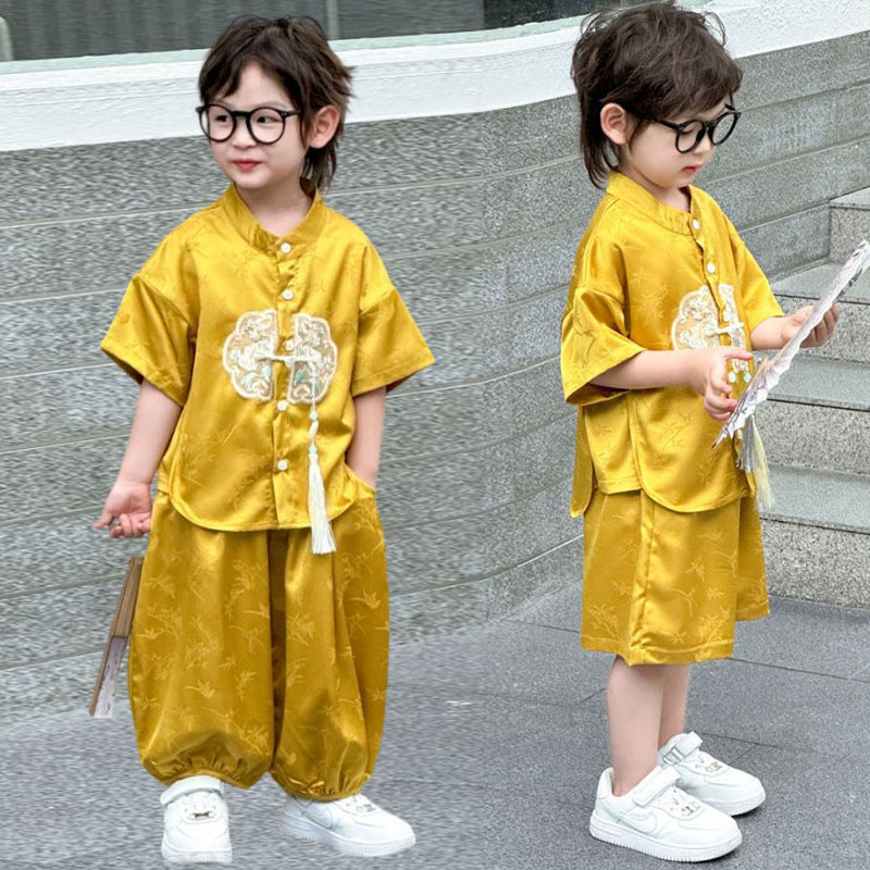 Chinese Style Boys Han Costume Tang Children's Suit
