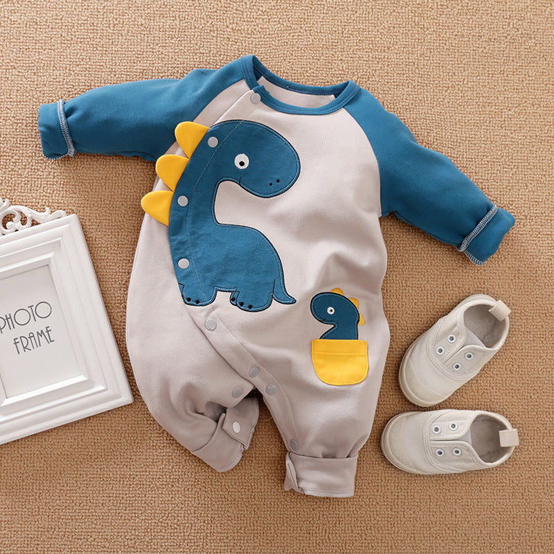 Long Sleeve Cartoon Class Born Rompers Autumn Jumpsuit, Climbing Suit