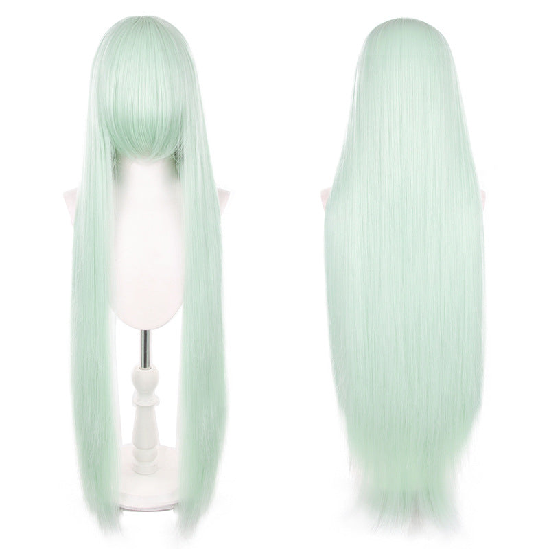 Mao Style Universal Scalp Head Long Bangs Cos Wig