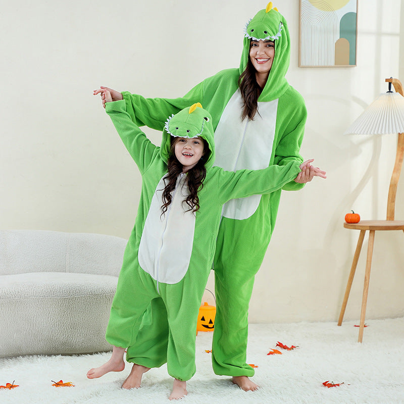 Polar Fleece Animal Modeling Jumpsuit Adult Middle Big Outfit Jumpsuit, Climbing Suit