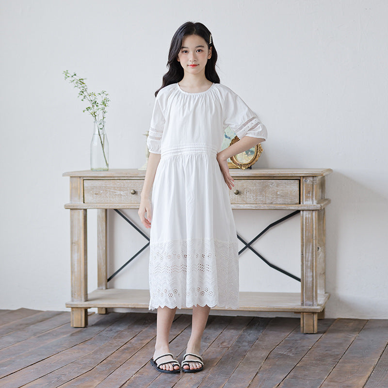 Elegant Children's Western Style Cotton Princess Children's Dress