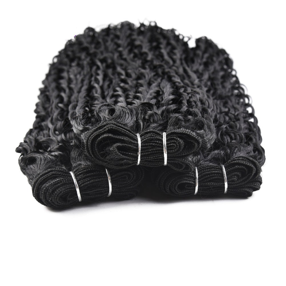 Inch Curly Hair Qu Chemical Fiber Extension Wig Long Curls