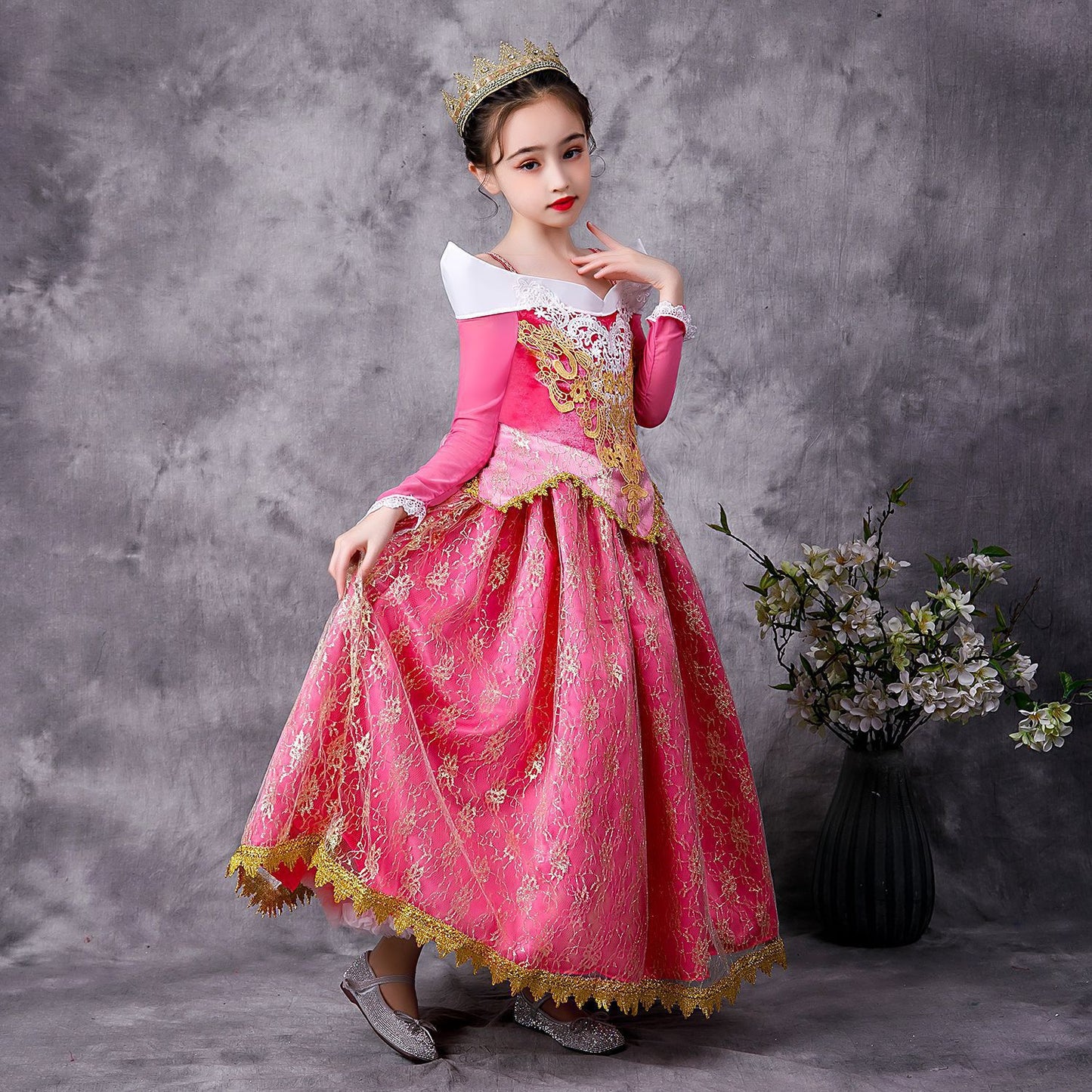 Princess Sleeping Beauty Western Style Birthday Children's Dress