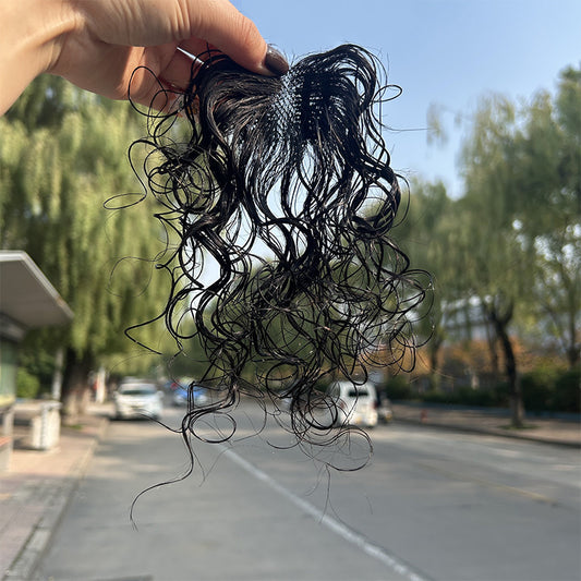 Top Hair Increase Volume Real Light Fetal Bangs Wig