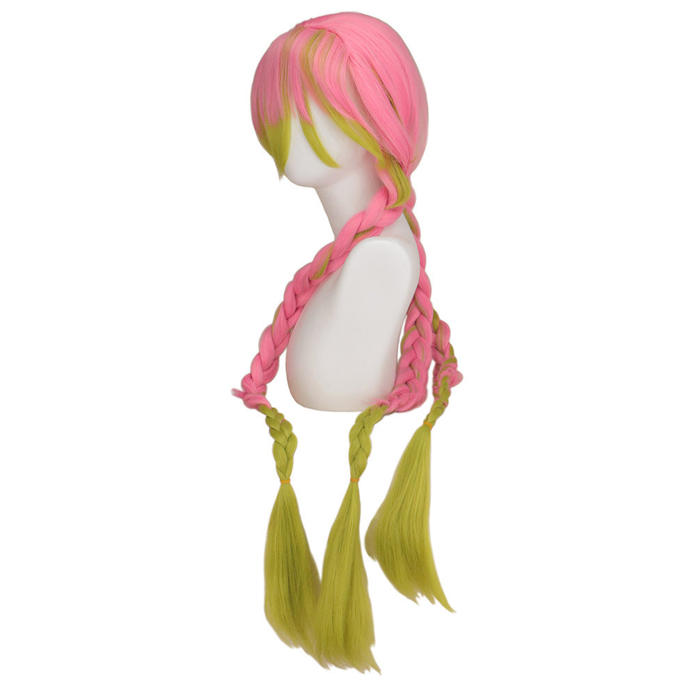 No Mi Glass Love Column Gradient Thickened Cos Wig