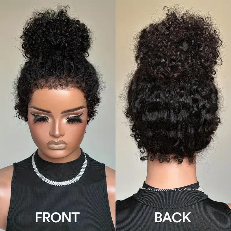 Creative Comfortable Women's Fashion African Small Wig Short Curly Hair