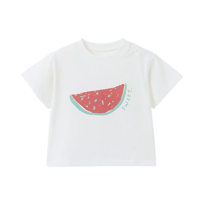 Children's Short-sleeved Cotton For Boys Loose Breathable Casual Children's T-shirt