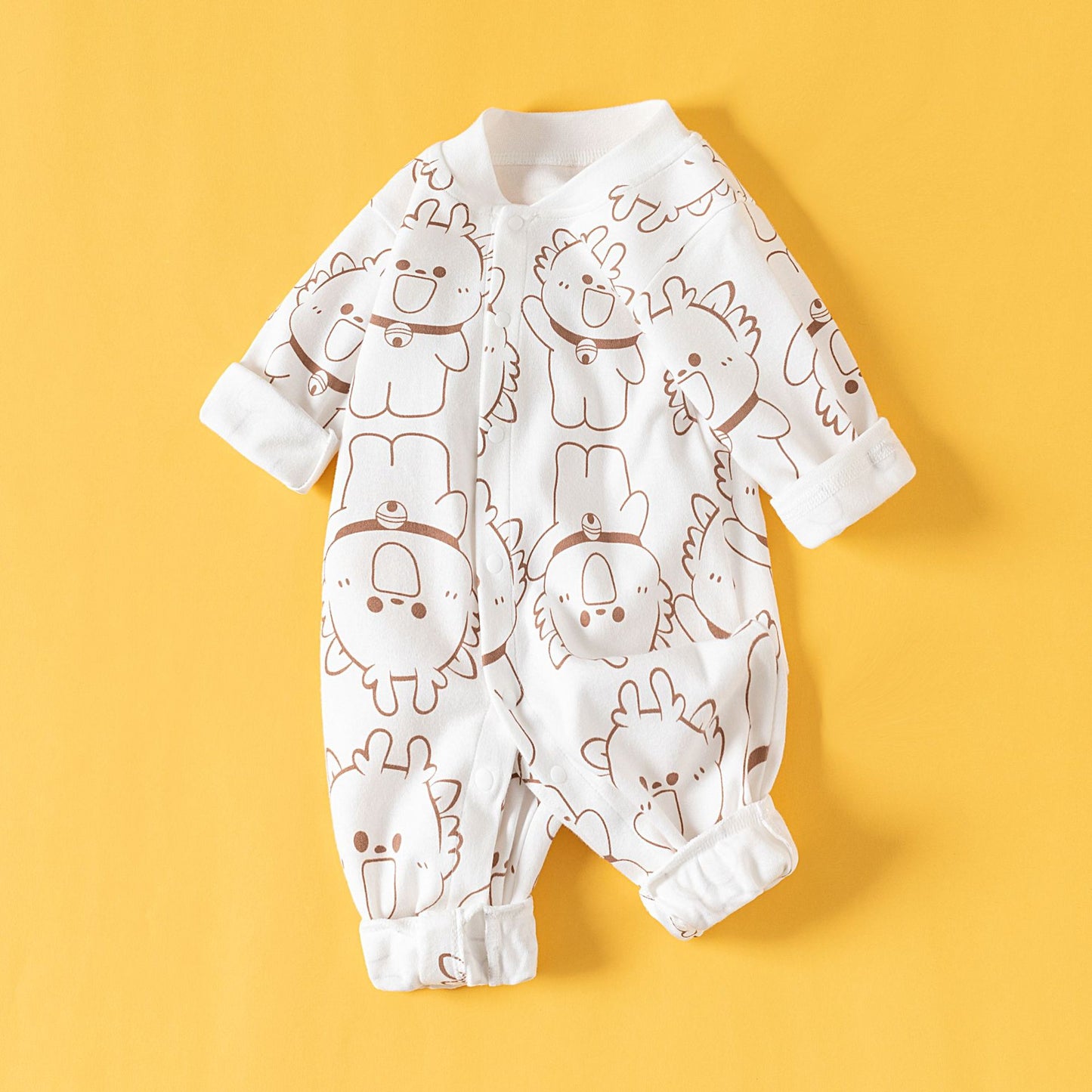 Yo-yo Jumpsuit Romper Cotton Long Sleeve Toddler Jumpsuit, Climbing Suit