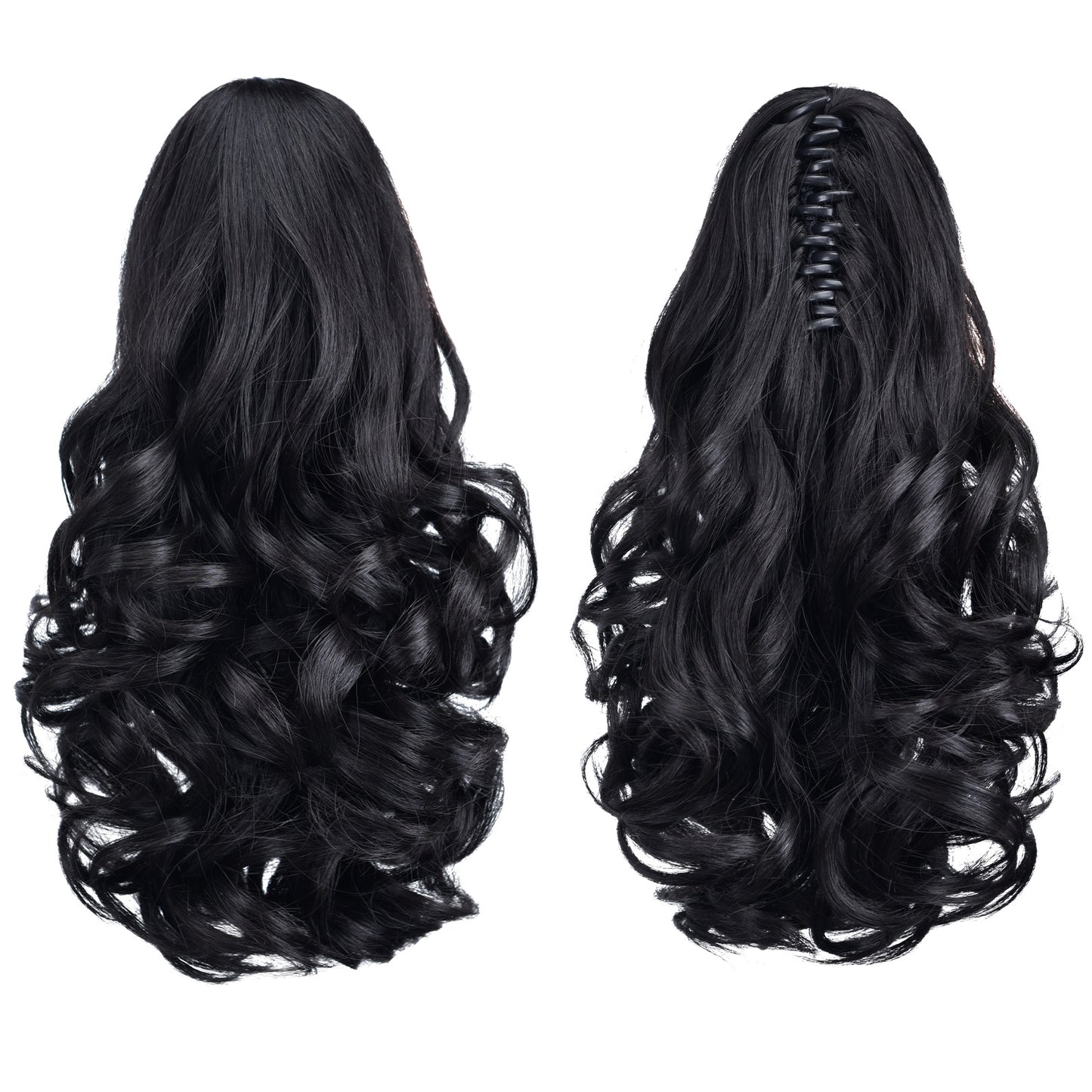 Women's Short Fiber Big Hair Claws For Wig Ponytail