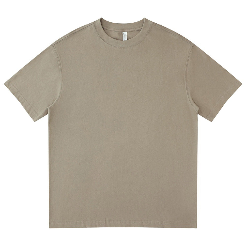 Children's Green Couple Cotton Wide American Short Sleeved Business Attire Children's T-shirt
