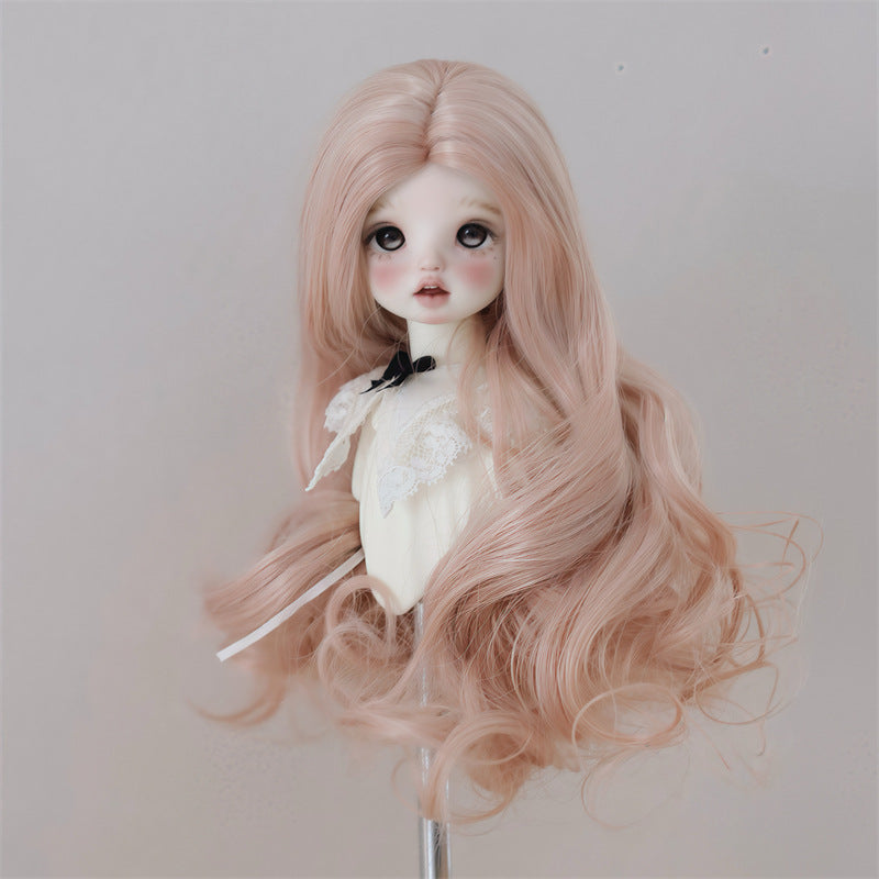 Doll Points Soft Silk Dress Up Wig Short Curly Hair