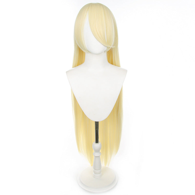 Universal Anime Long Straight Hair Mao Style Fiber Cos Wig