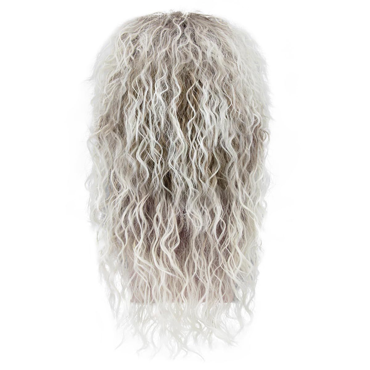 Women's & Men's Hair Black Fish Rocker Punk Rock Wig Long Curls