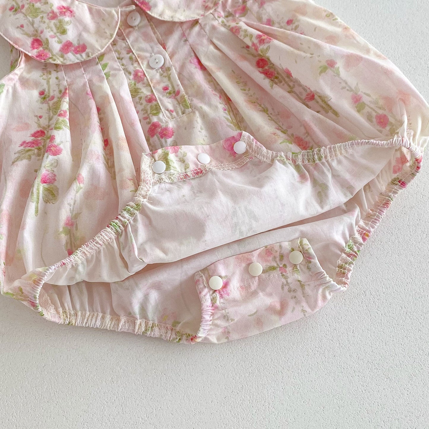 Clothes For Babies Summer Clothing Pastoral Style Born Jumpsuit Princess Jumpsuit, Climbing Suit