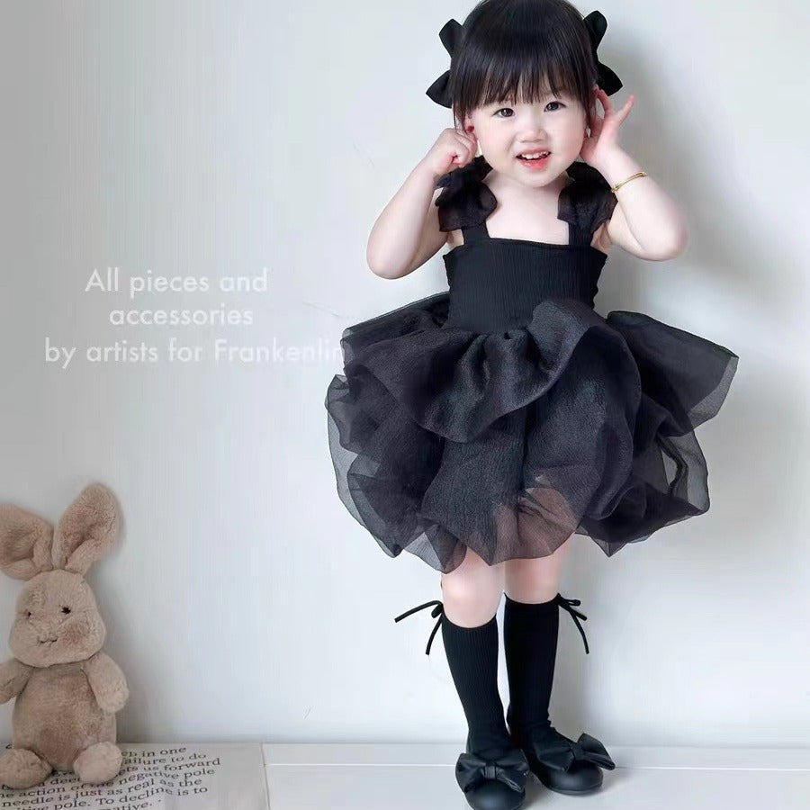 Sling Princess Style Western Little Birthday Children's Dress