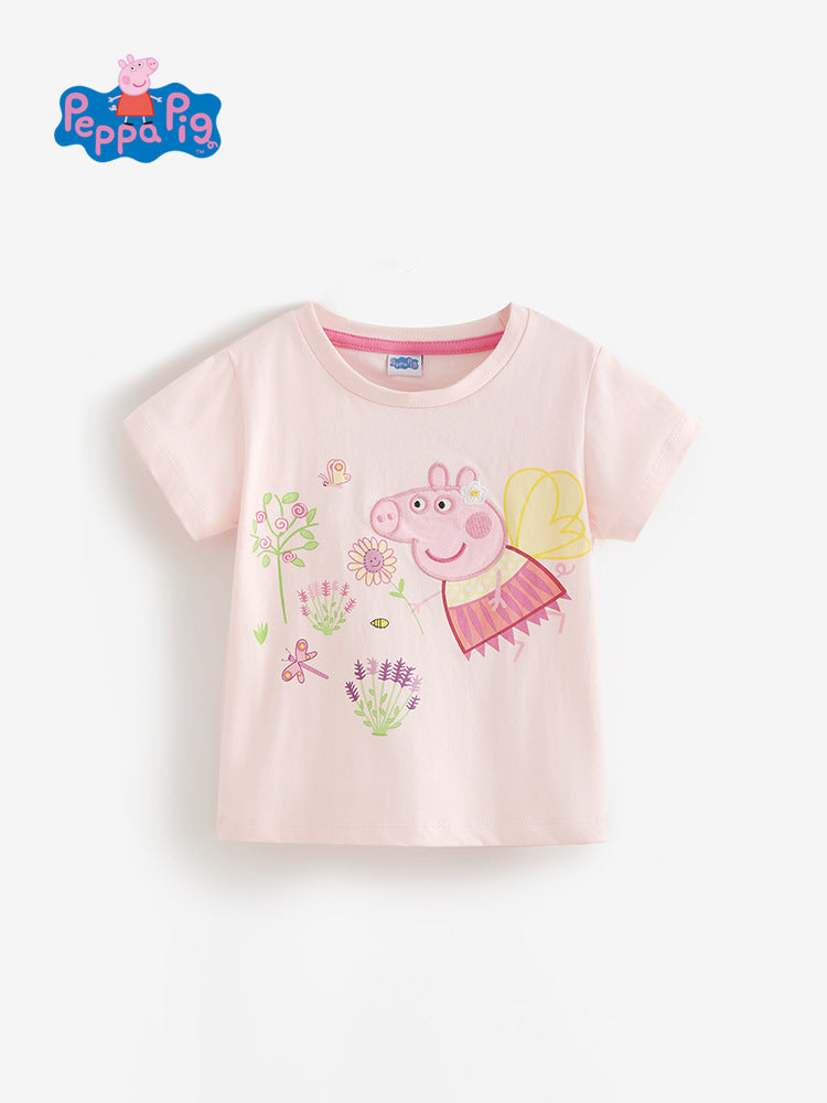 Children's Cotton Pig Page Summer Top Clothing Price Children's T-shirt