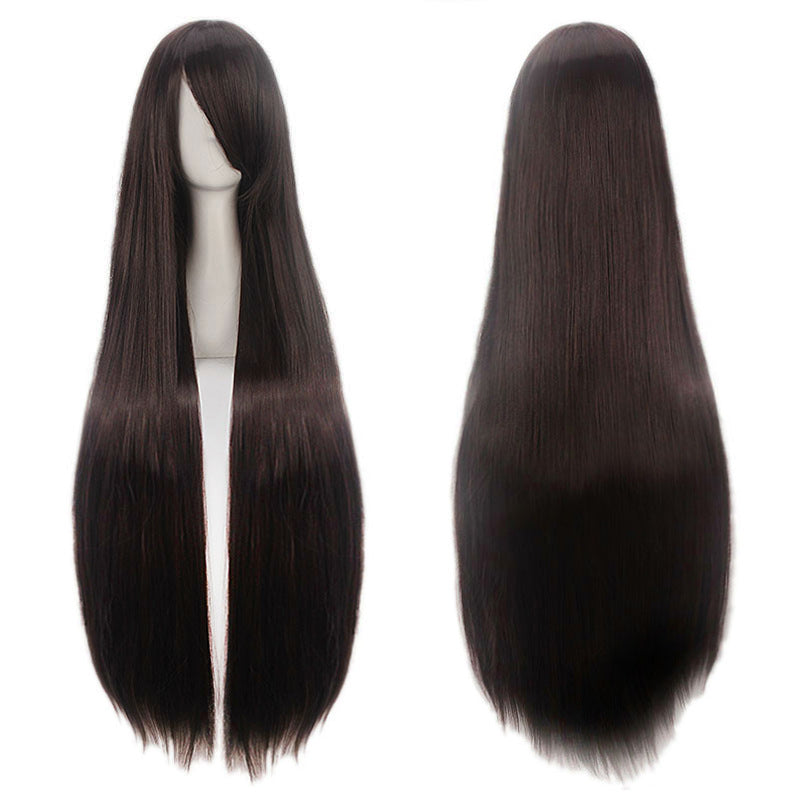 Classic Universal Color Hair Anime Fiber Long Straight Wig