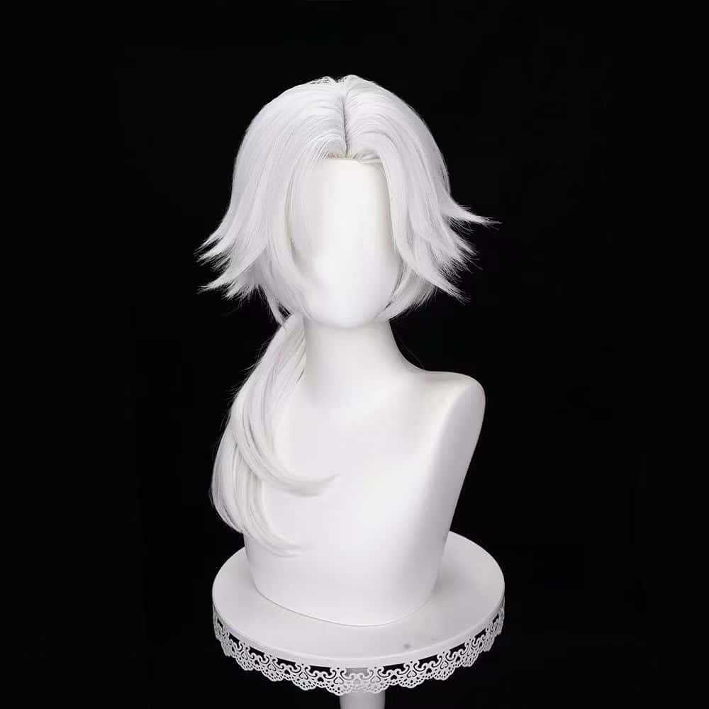 Supernatural Action Group Sier White Rose Cos Wig