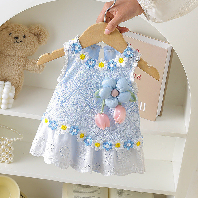 Summer Clothing Infant Bodysuit One-piece Hundred Days Western Style Bloomer Jumpsuit, Climbing Suit