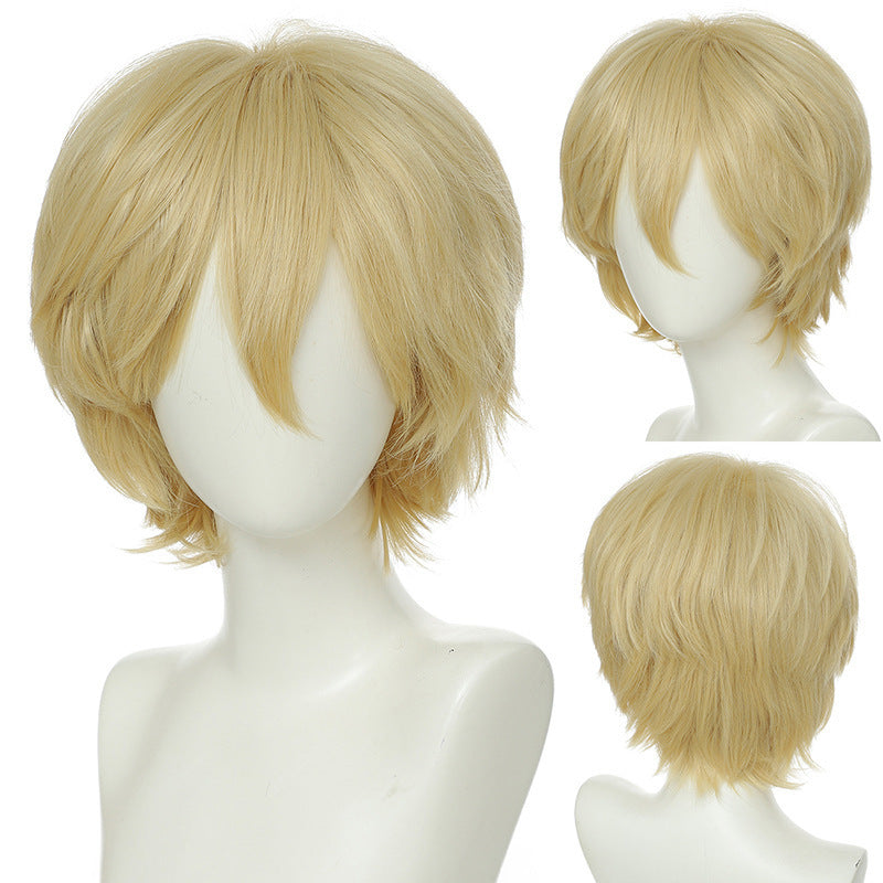 Short Hair Closing Face Top Optional Mao Style Cos Wig