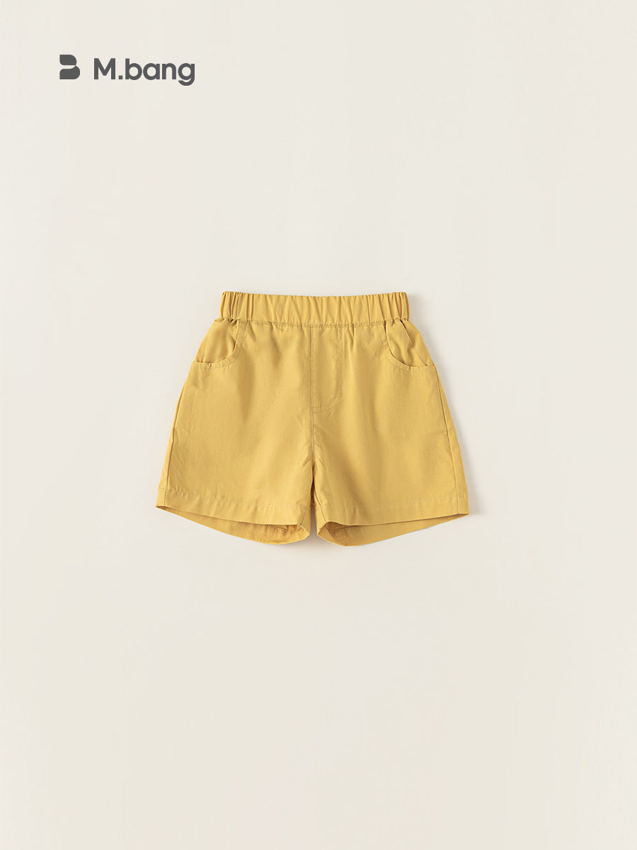Children's Clothing Boy Versatile Shorts Solid Color Casual Summer Thin Children's Pants